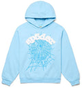 Sp5der blue righstone hoodie