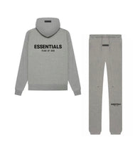 DARK OATMEAL CUFFED SET