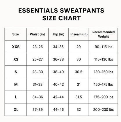 LIGHT OATMEAL CUFFED SWEATS