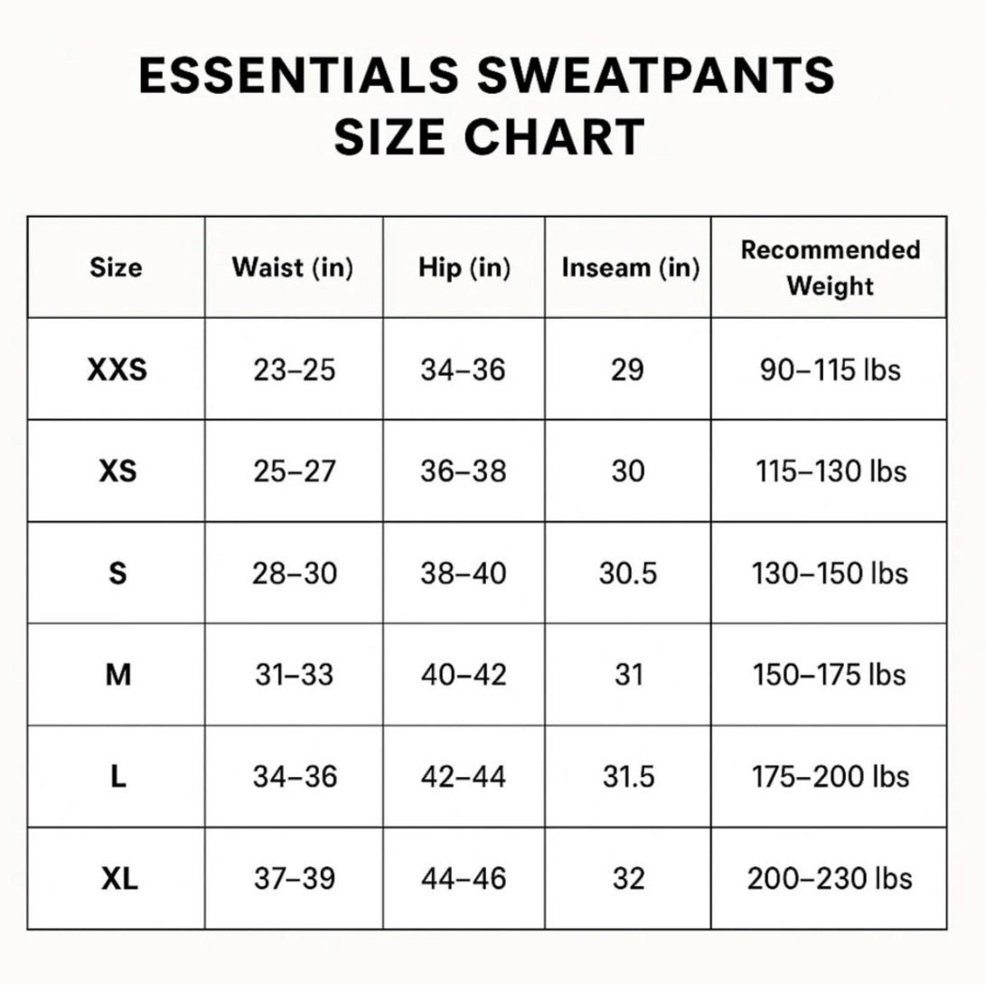 COLLECTION ESSENTIAL CUFFED SWEATS