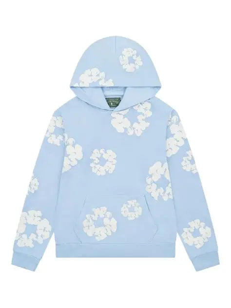 light blue denmin hoodie